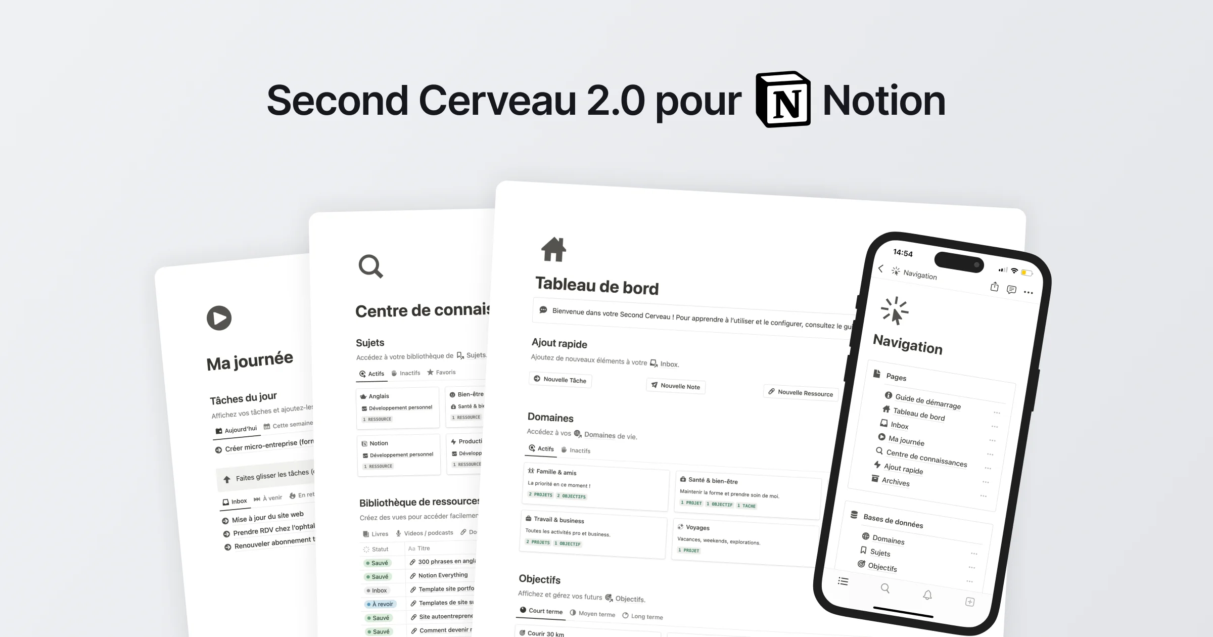 Second Cerveau 2.0 Simplifiezvous la vie avec Notion — free download